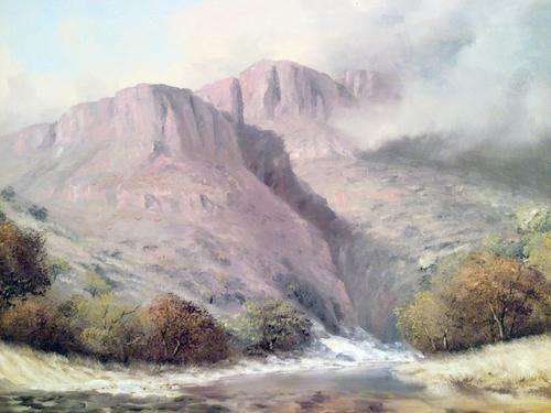 Thomas Hacking (2) - Very large landscape - A stunner in every respect  - Reduced price!